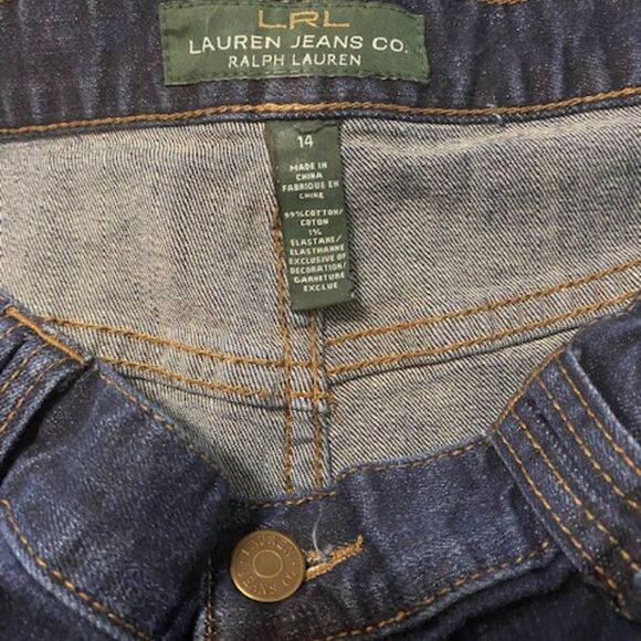 Lauren Ralph Lauren Lauren Jeans CO 5 pockets Classic bootcut Jeans, size 14 - Picture 3 of 3
